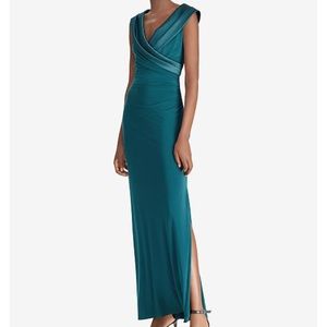 Lauren Ralph Lauren Emerald Green Evening Gown